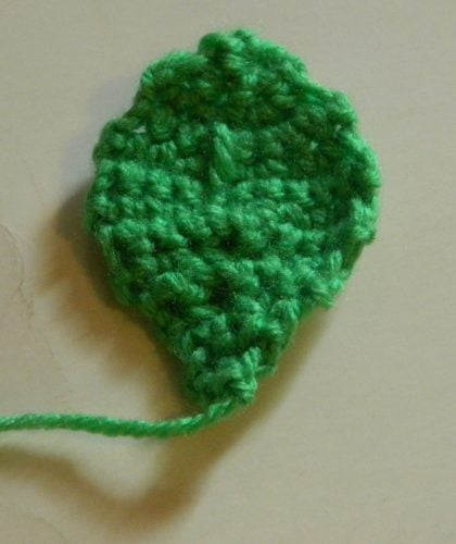 Crochet Pikmin Leaf