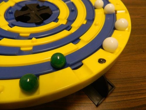 Moving Marbles in Stadium Checkers