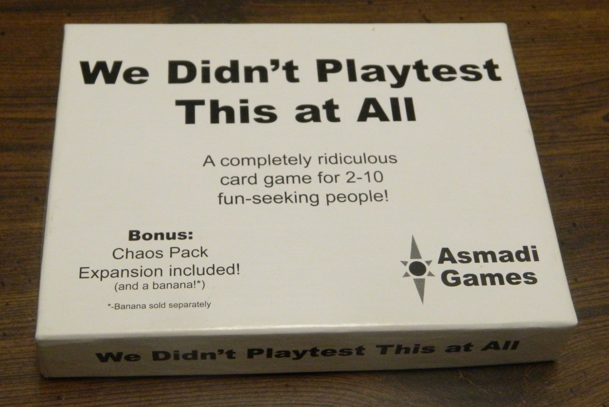 We Didn’t Playtest This At All Card Game Review and Rules
