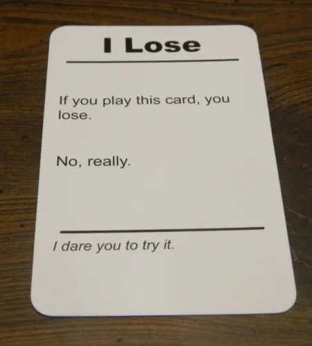 Playing a Card in We Didn't Playtest This At All