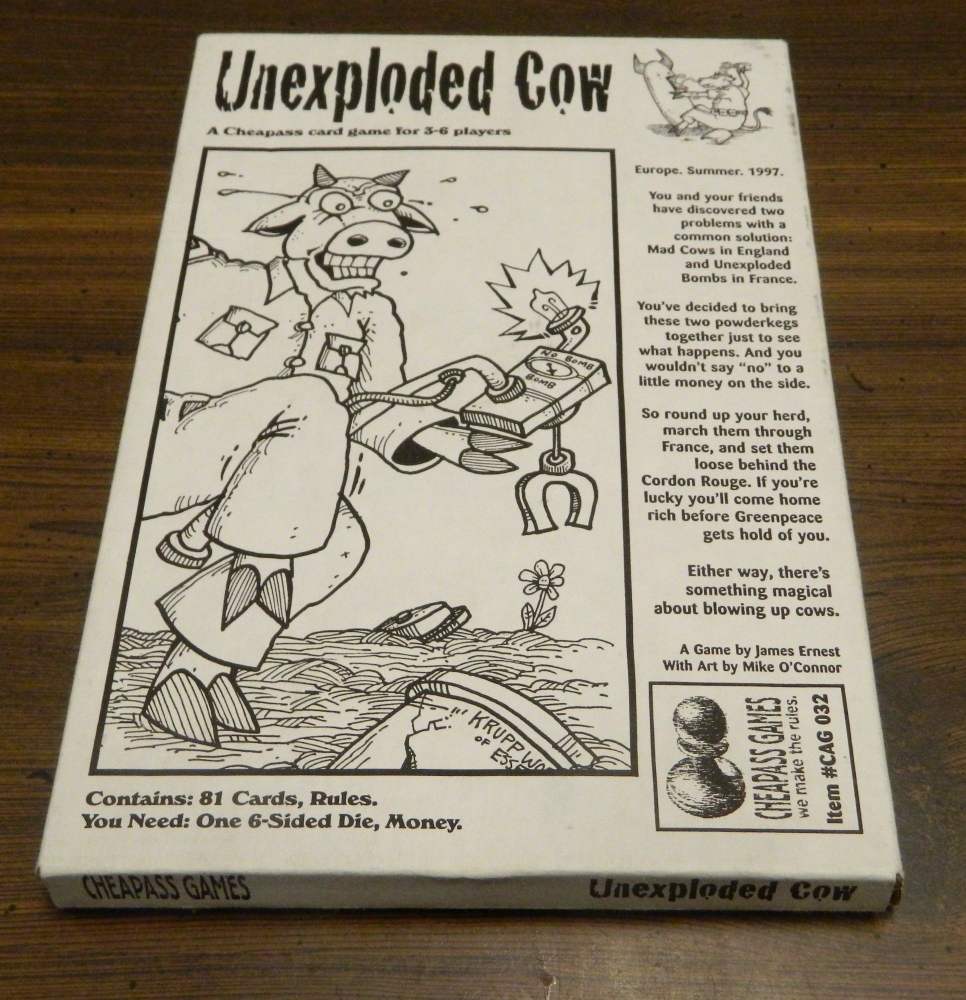 Unexploded Cow Card Game Review and Rules