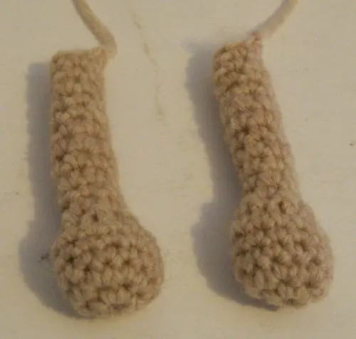 Crocheted Arms for Demogorgon