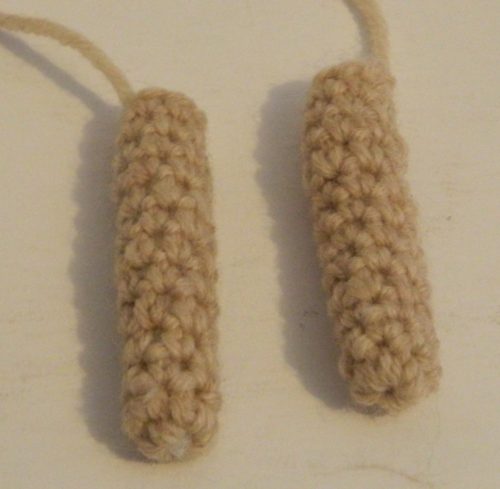 Crocheted Legs for Demogorgon