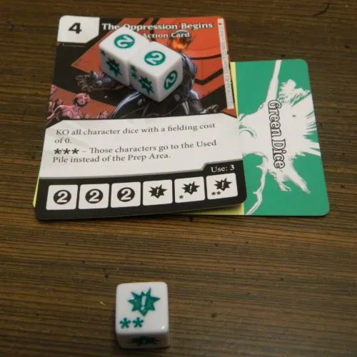 Action Dice Face in Dice Masters Age of Ultron