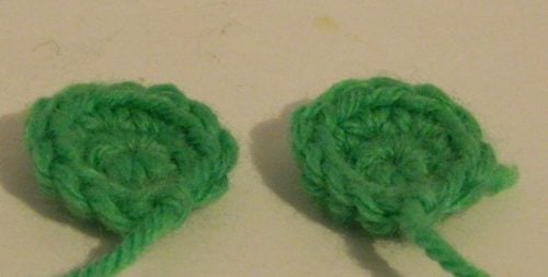 Crocheted Eyes for Clank