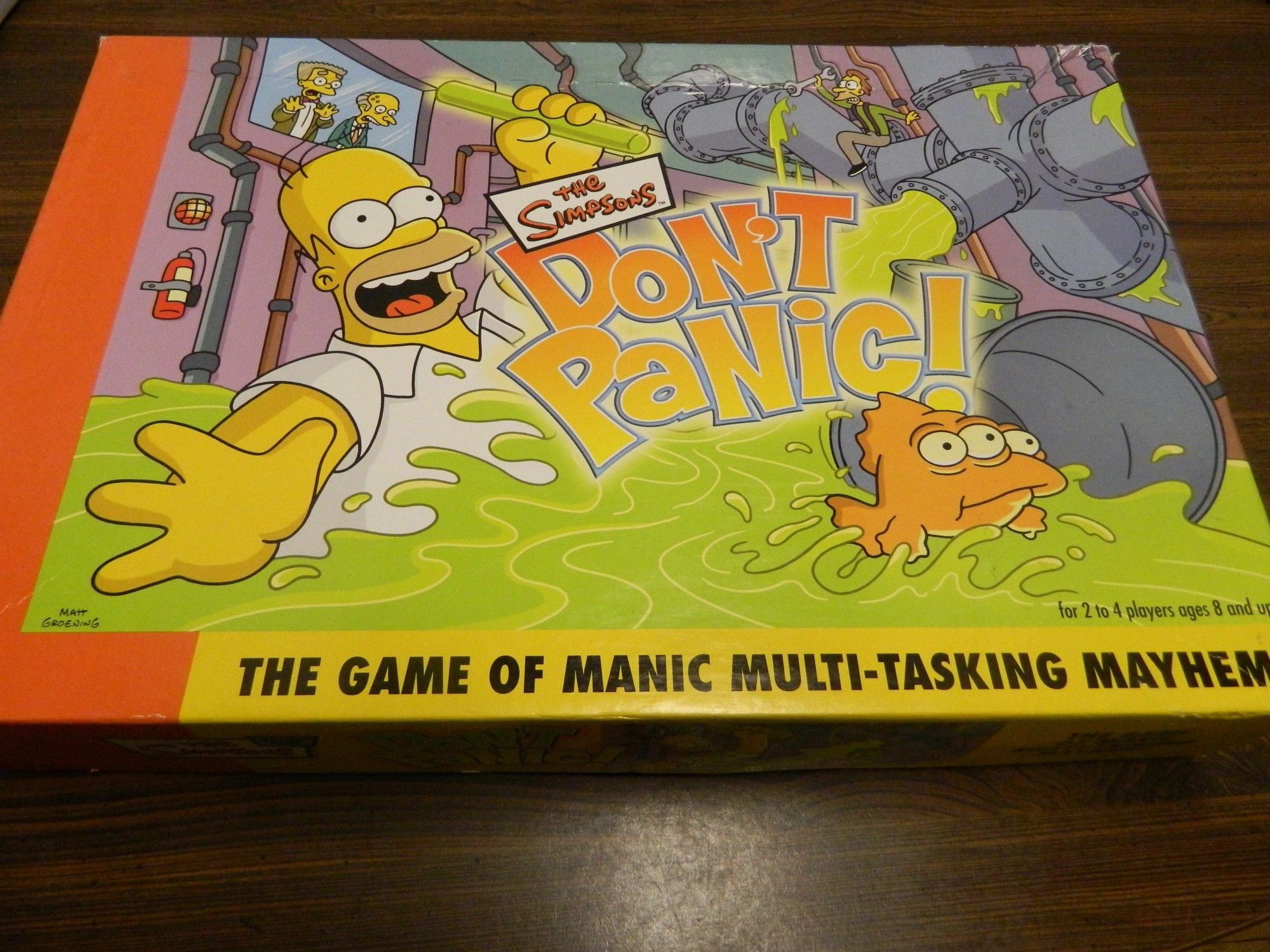 The Simpsons Don’t Panic! Board Game Review and Rules