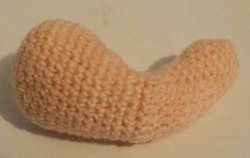 Crochet Body for Worms Amigurumi