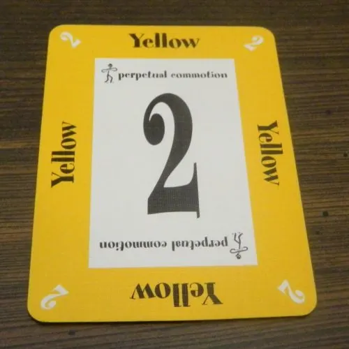 Playing a Card in Perpetual Commotion