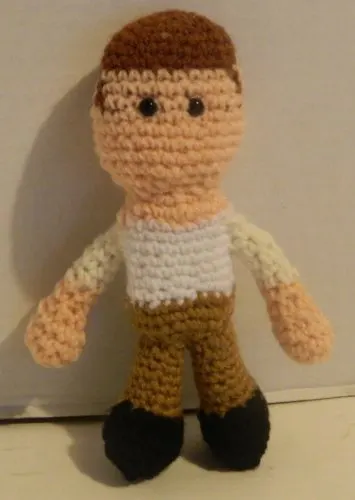 Assembly of the Spelunky Amigurumi