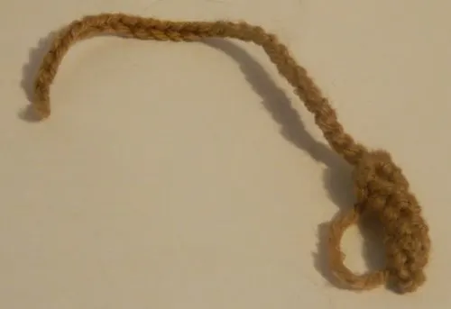 Crocheted Whip for Spelunky Amigurumi