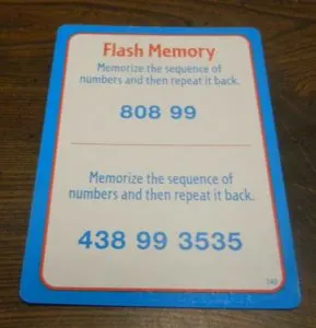 Flash Memory in Big Brain Academy Board Game