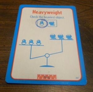 Heavyweight Card in Big Brain Academy Board Game