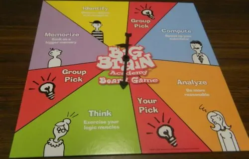Spinner in Big Brain Academy Board Game