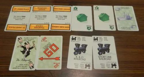 Incorrect Houses in Monopoly The Card Game