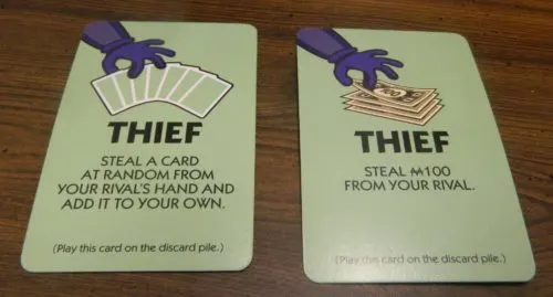 Thief Cards from Monopoly Hotels