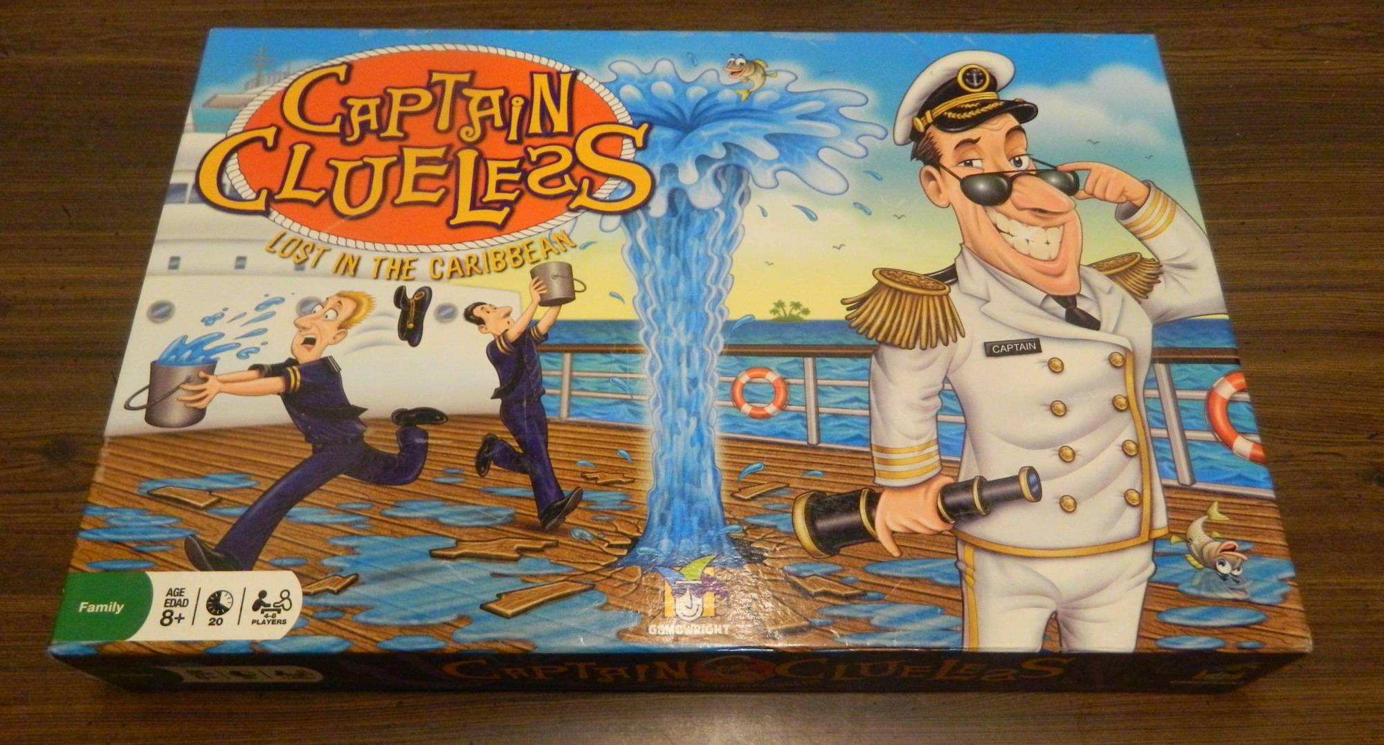 Captain Clueless: Lost in the Caribbean Board Game Review and Rules