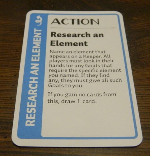 Action Cards in Chemistry Fluxx