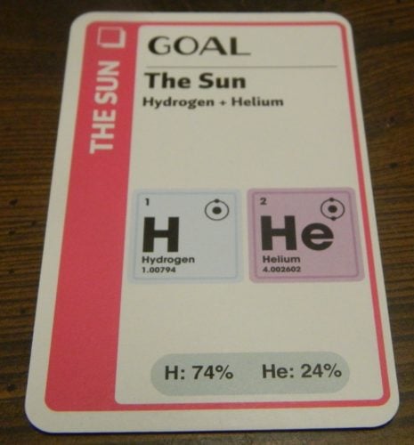Goal Card in Chemistry Fluxx