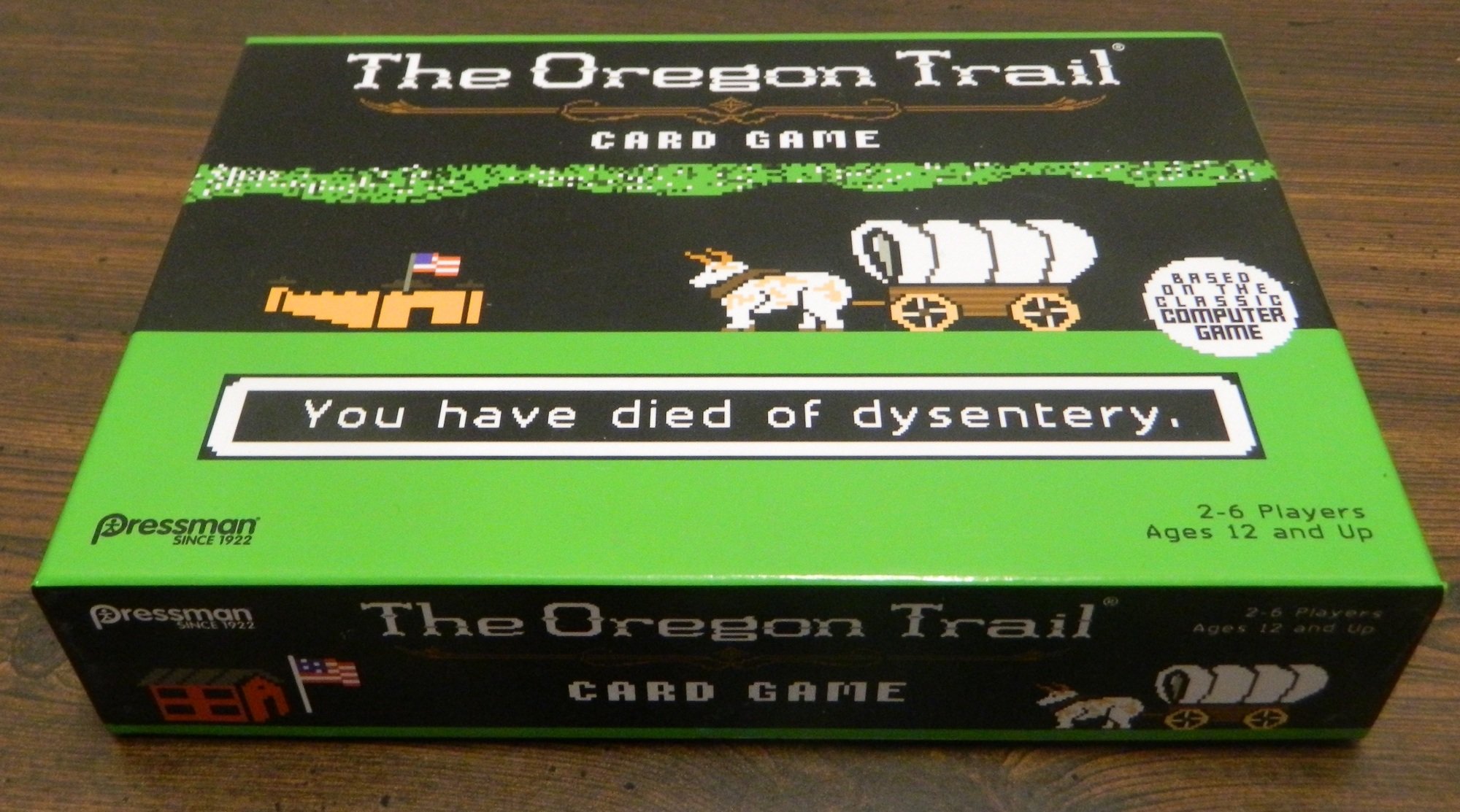 Game Box for the Oregon Trail Card Game