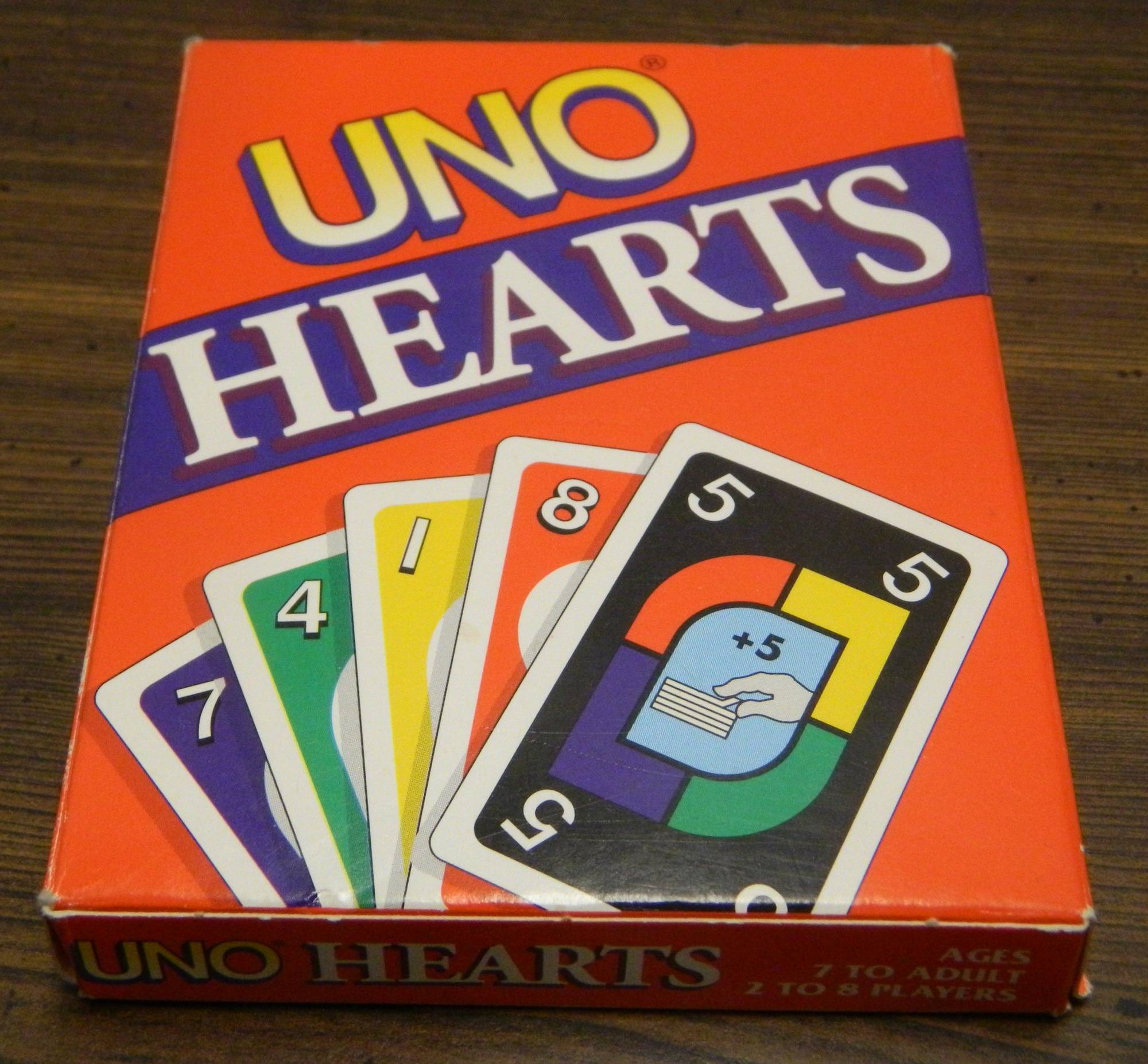UNO Hearts Card Game Review and Rules