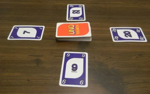 Playing Cards in UNO Hearts