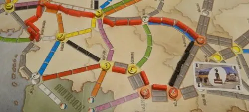 Moving a Passenger in Ticket to Ride Marklin