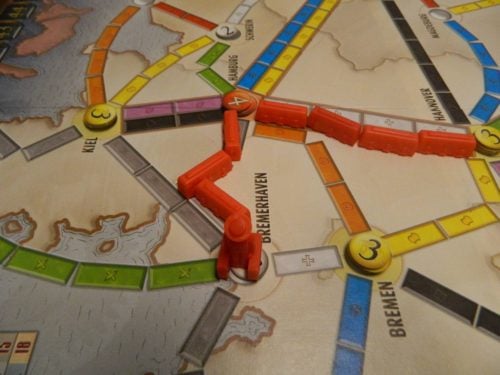 Placing a Passneger in Ticket to Ride Marklin