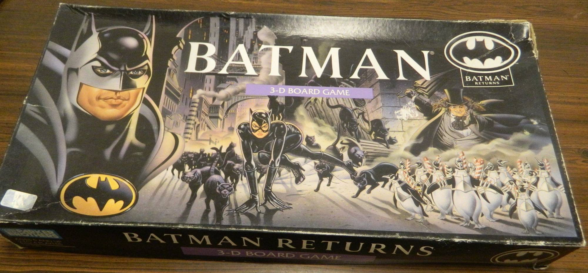 Batman Returns 3-D Board Game Review and Rules
