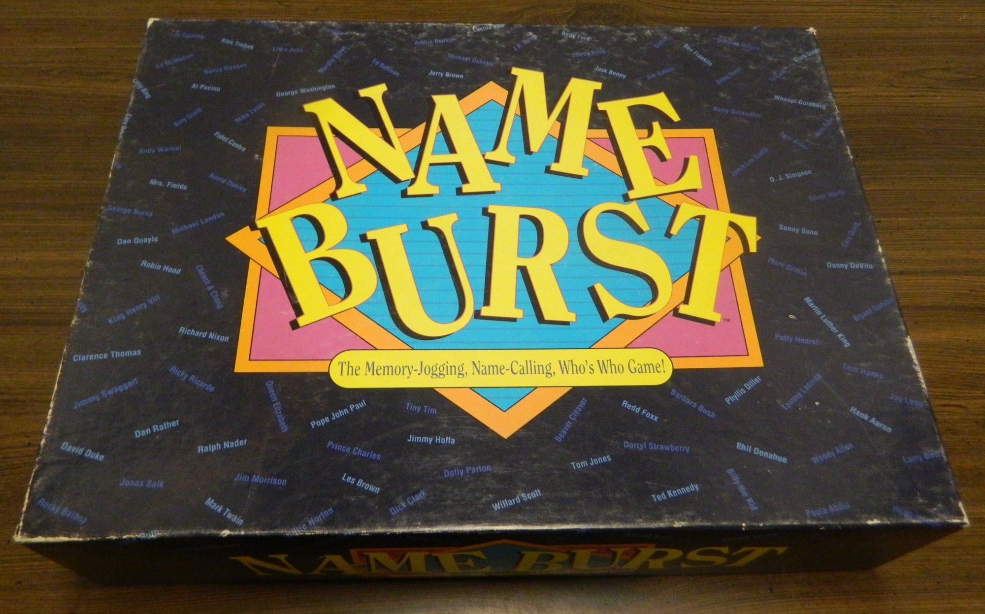 Name Burst Board Game Review and Rules