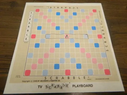 Laying Out Playboard in TV Scrabble