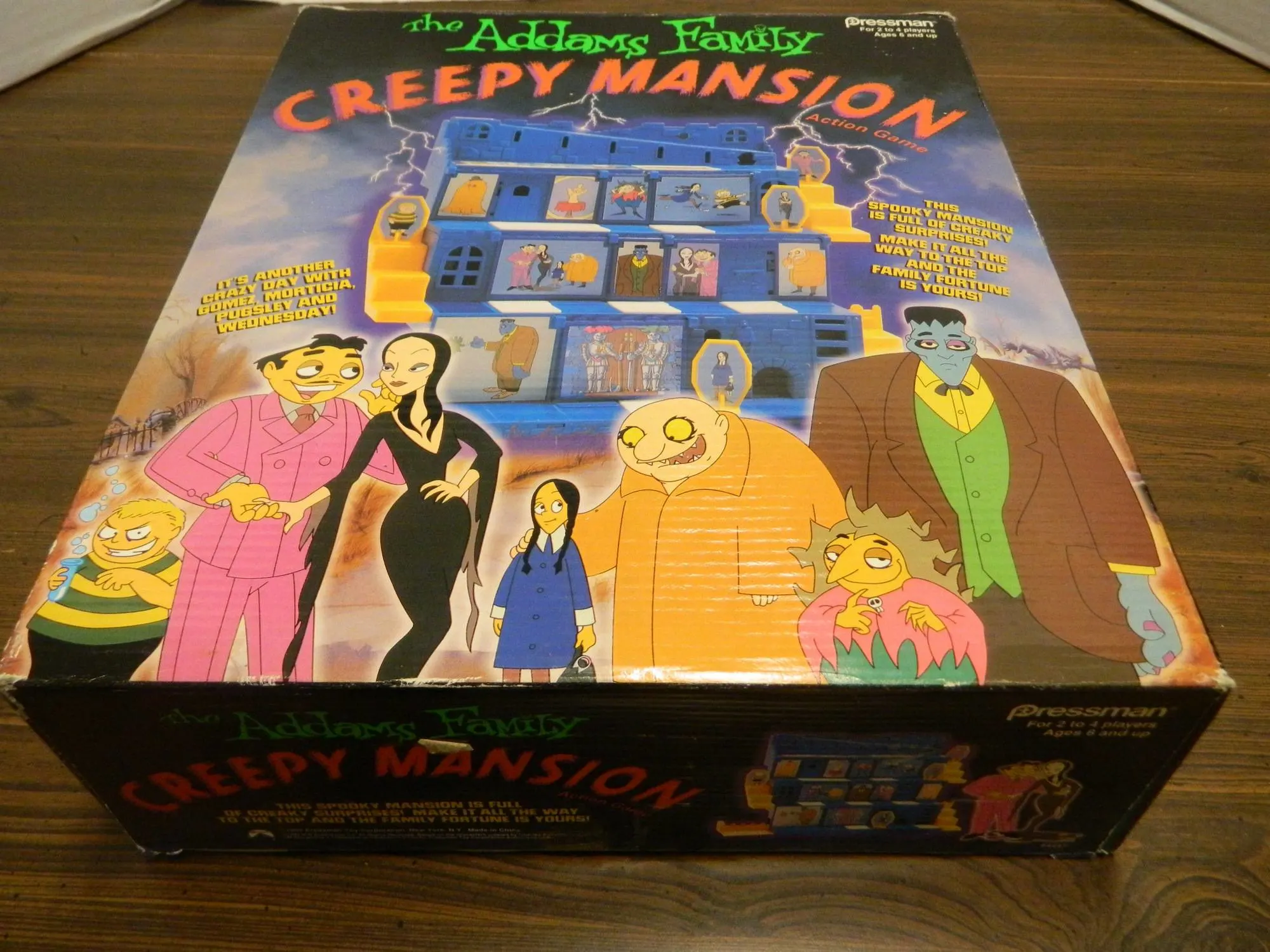 Box for Addams Family Creepy Mansion Action Game