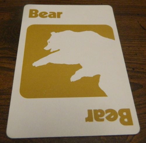 Bear Card in Pit