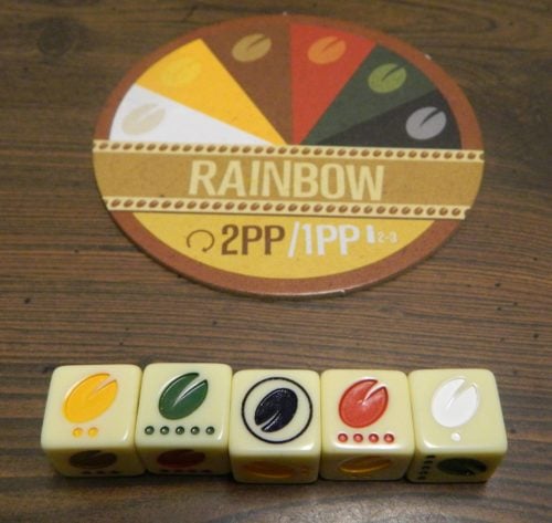 Rainbow Blend in Viva Java Dice Game