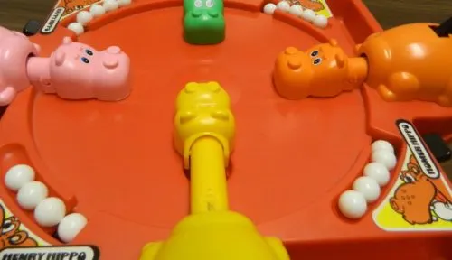 Grabbing A Ball in Hungry Hungry Hippos