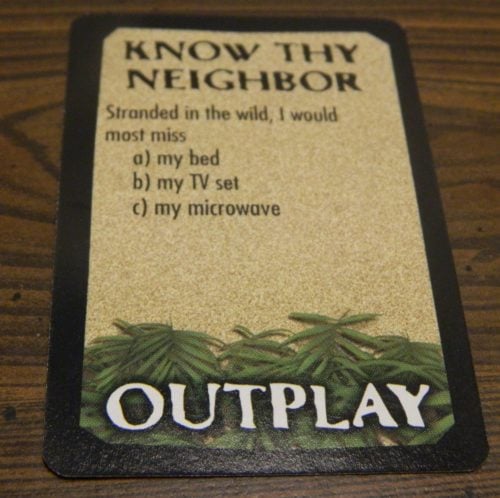 Know Thy Neighbor in Survivor