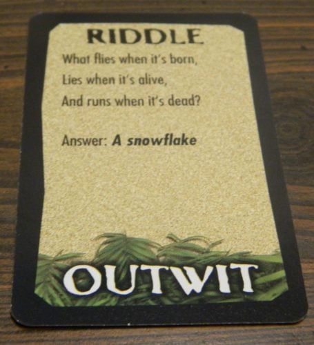 Individial Riddle from Survivor