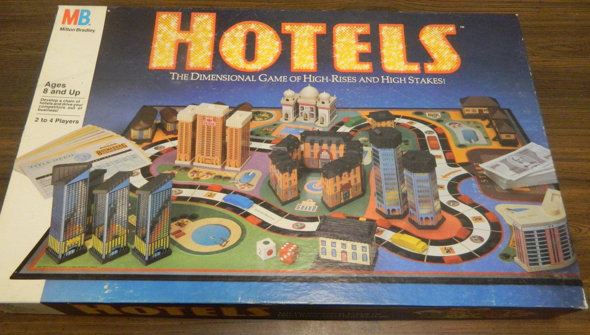 Hotels AKA Hotel Tycoon Board Game Review and Rules