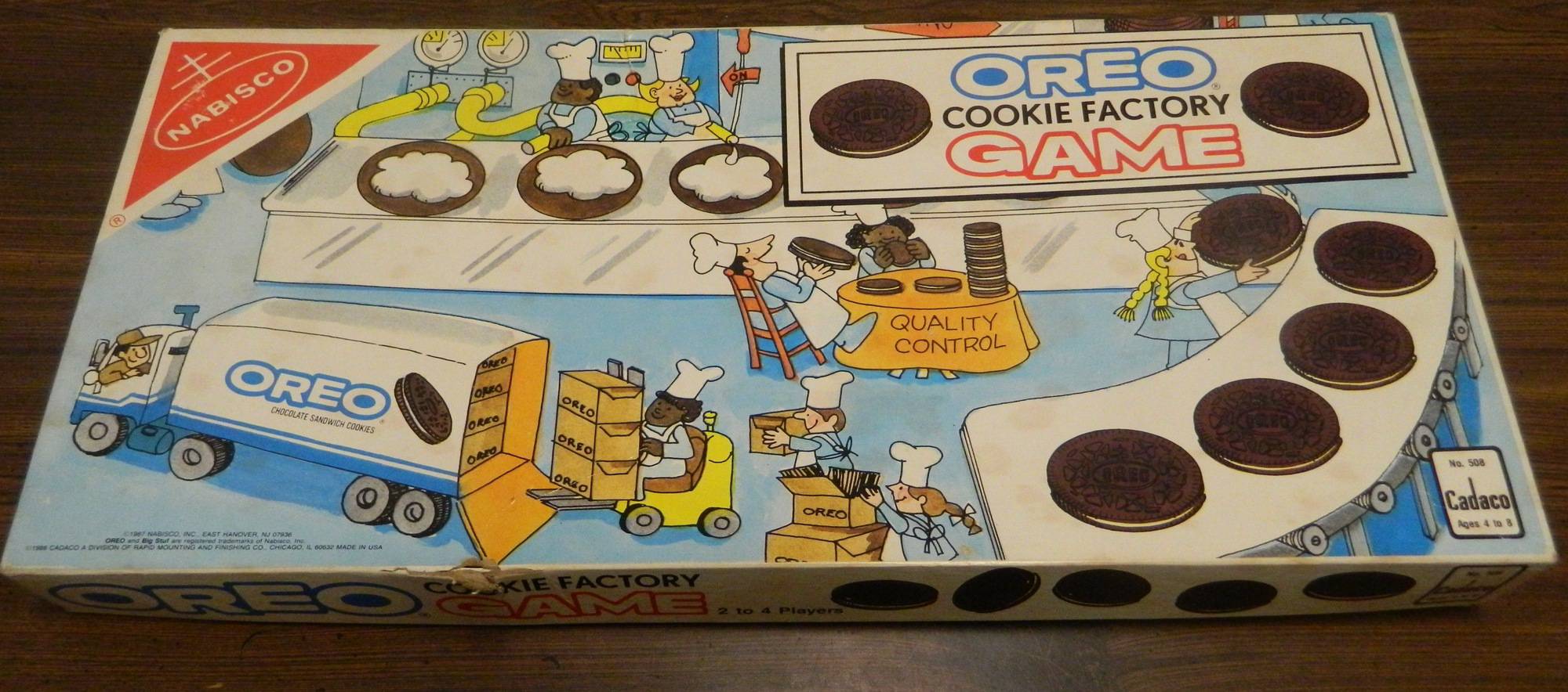 Box for Oreo Cookie Factory Game