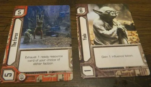 Resource Cards in Star Wars Empire vs Rebellion