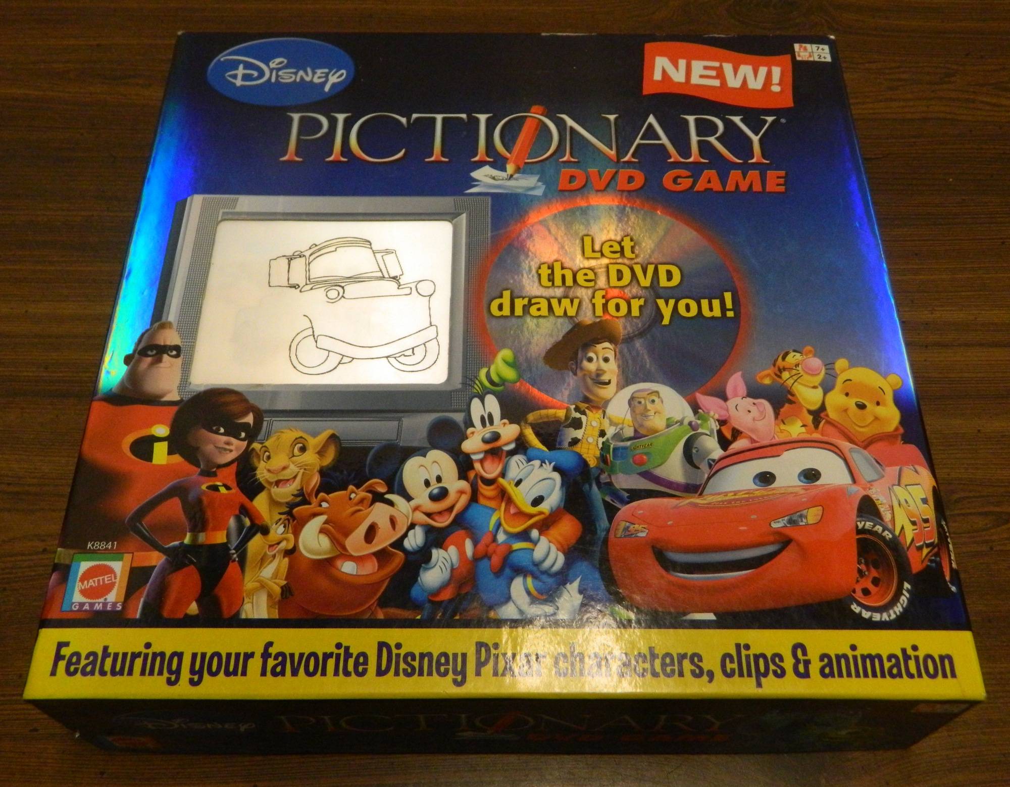Disney Pictionary DVD Game Board Game Review and Rules
