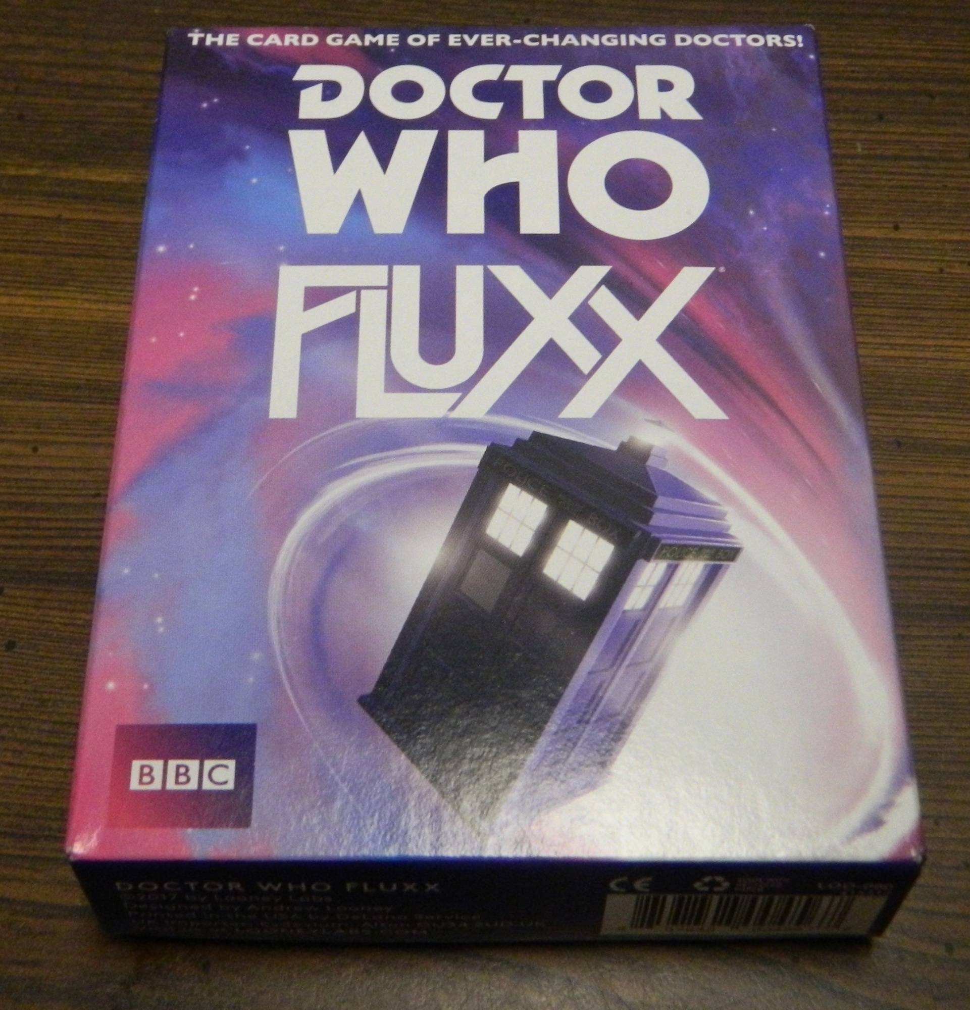 Doctor Who Fluxx Card Game Review and Rules