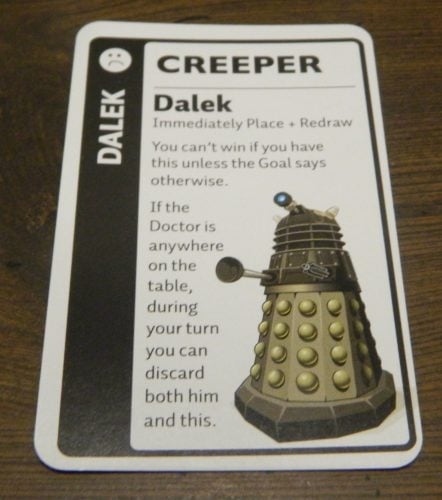 Creeper Card Doctor Who Fluxx