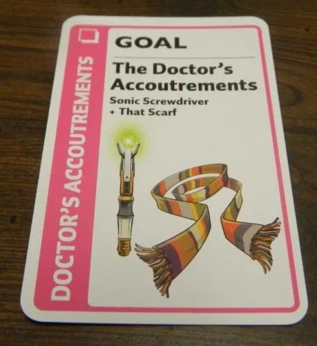 Goal Card in Doctor Who Fluxx