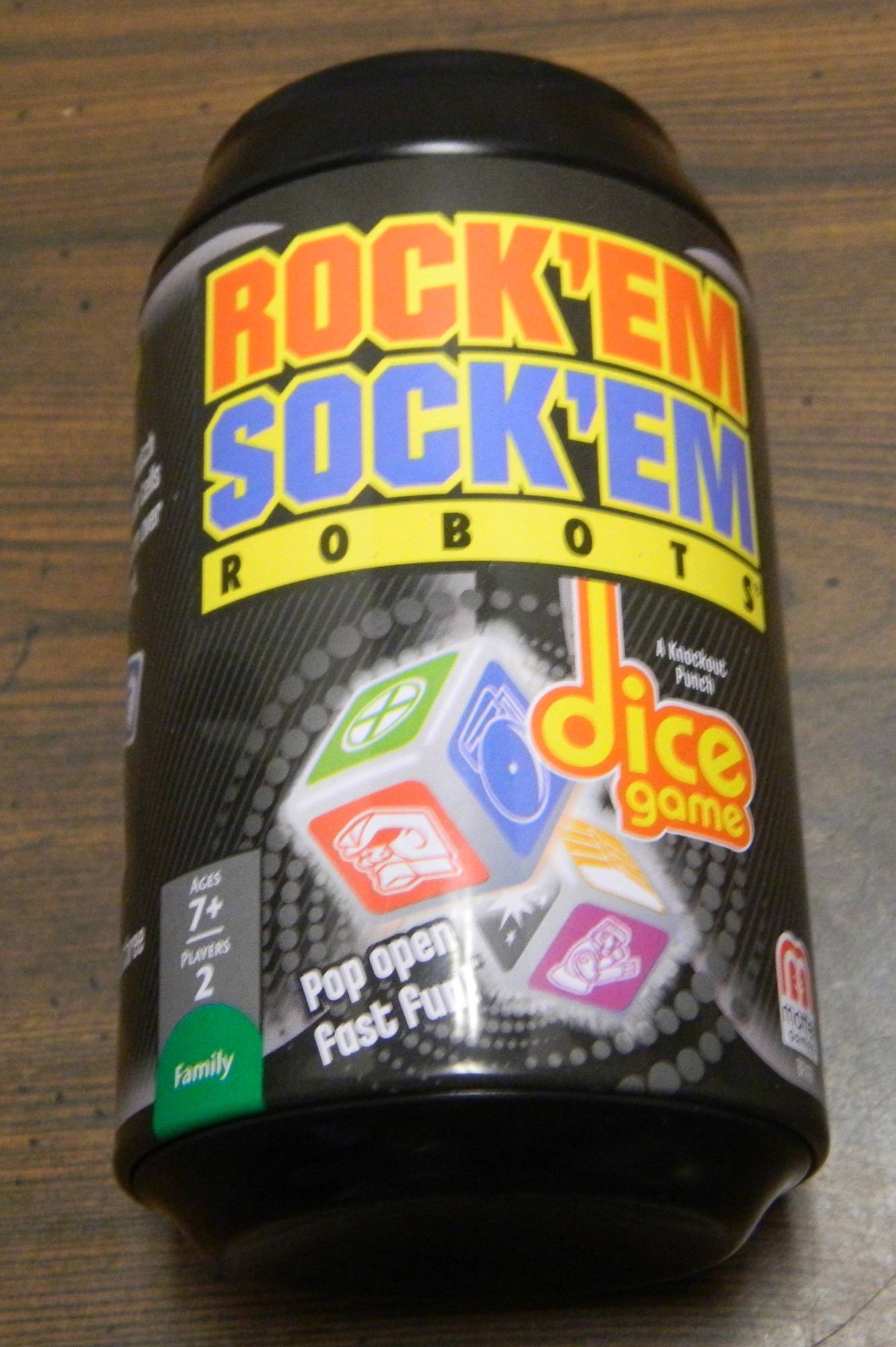 Rock’Em Sock’Em Robots Dice Game Review and Rules
