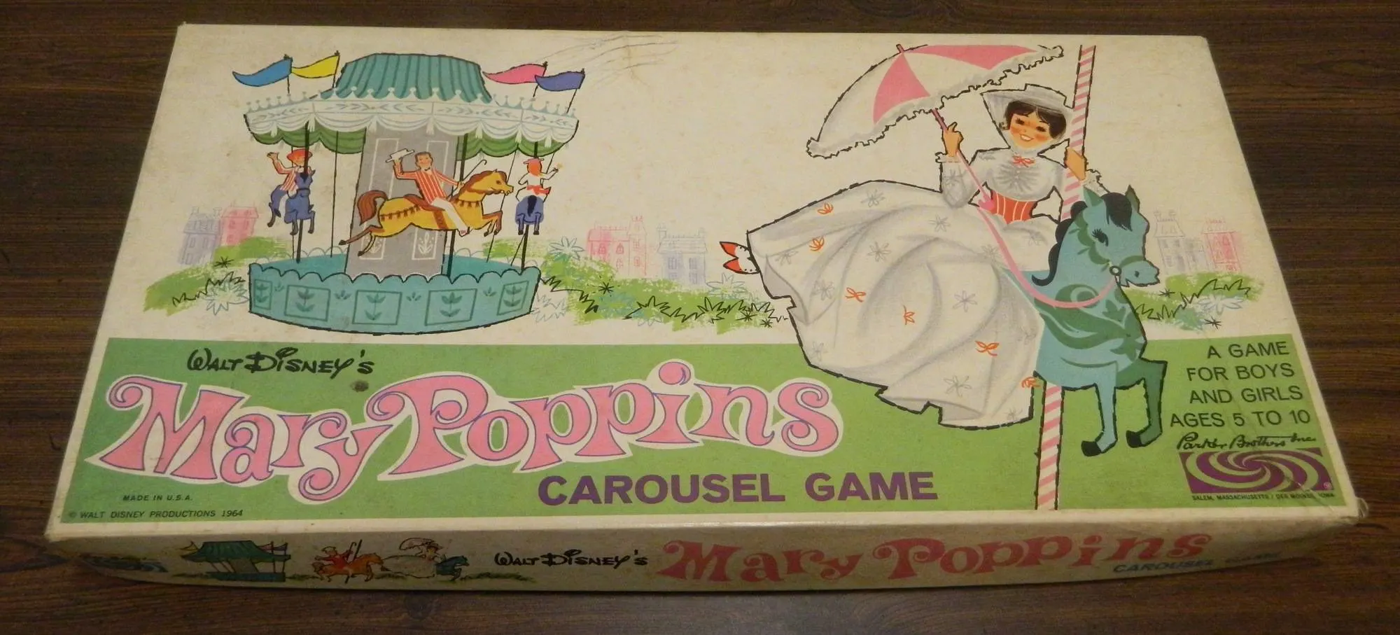 Box for Mary Poppins Carousel Game