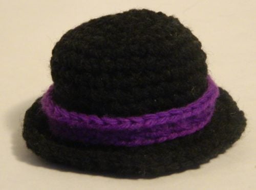Crocheted Hat for Mr. Monopoly