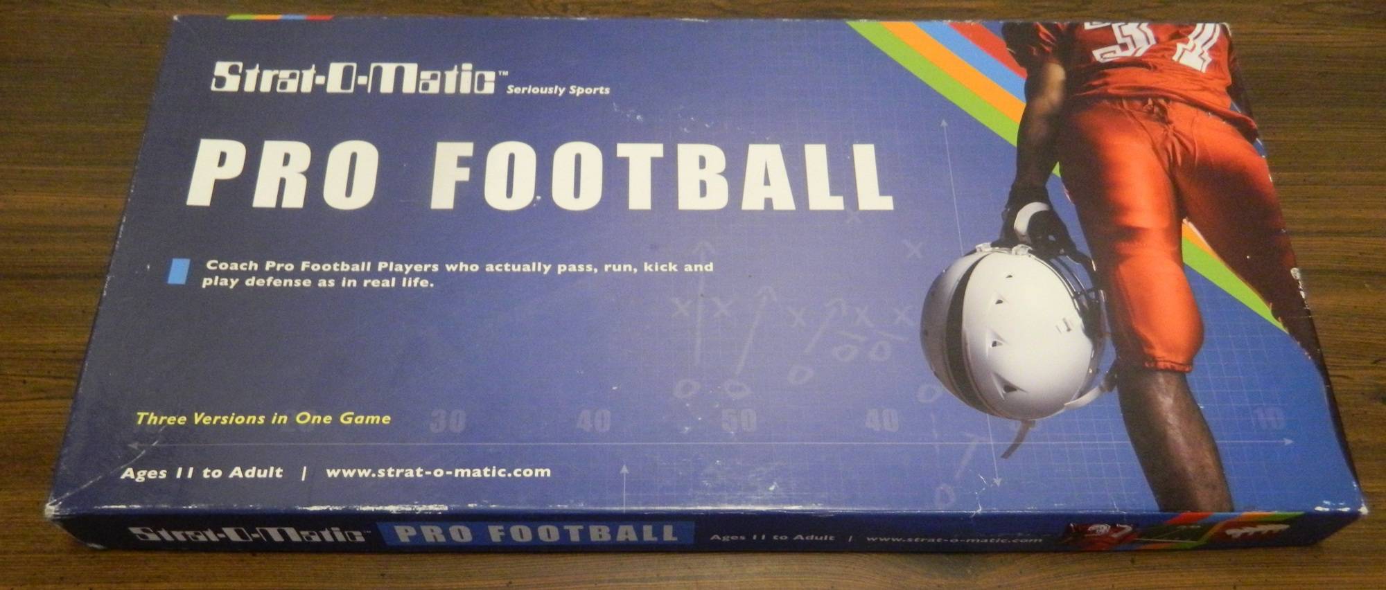 Strat-O-Matic Pro Football Board Game Review and Rules