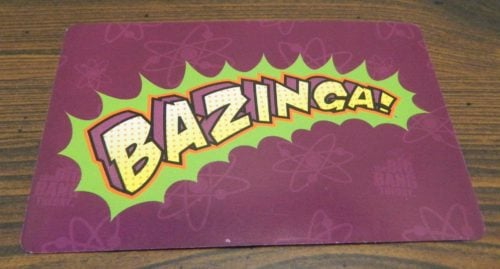 Bazinga Card in The Big Bang Theory The Party Game