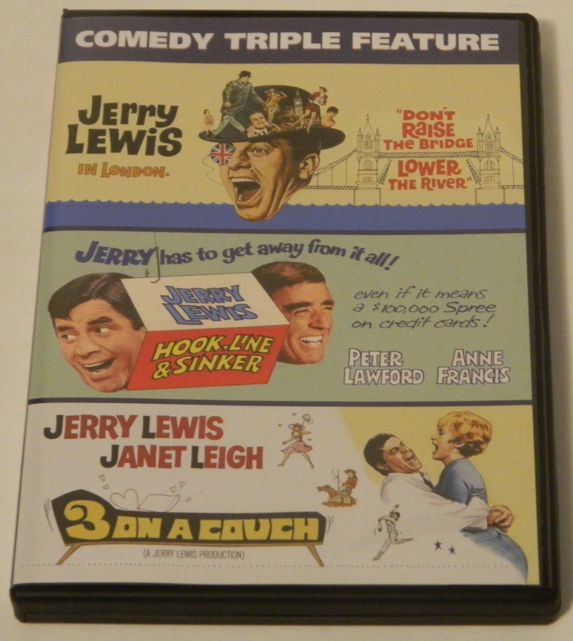 Jerry Lewis Comedy Triple Feature DVD