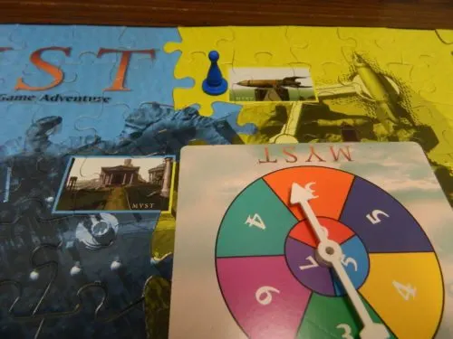 Moving in the Myst Board Game